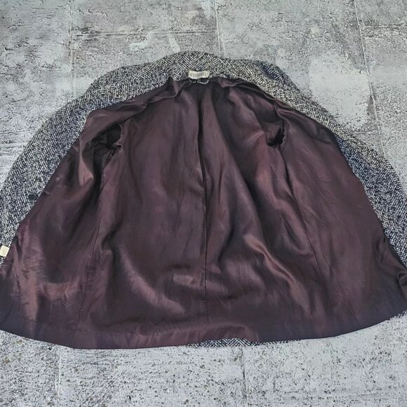 Studio C Women Long Coat Wool Blend Warm Winter Jacket Made in USA Size L - Picture 12 of 14